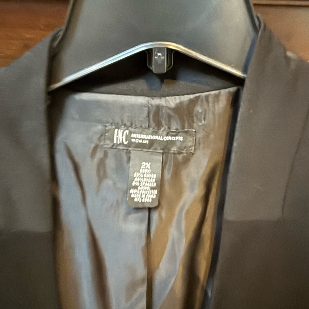 INC Black Blazer worn one time size 2x